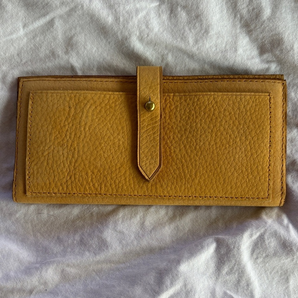 Madewell Post Tan Leather Wallet
